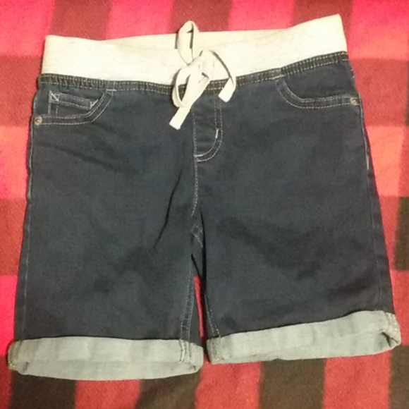 3 PAIRS JUSTICE Pull On Denim Shorts 12 Slim - Picture 3 of 11